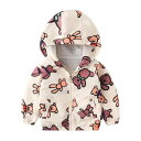 ウインドブレーカー キッズ 男の子 フード付き ジップアップ マウンテンパーカー ジャケット 春夏 恐竜柄 かわいい 通園 通学 お出かけ スポーツ ポリエステ...