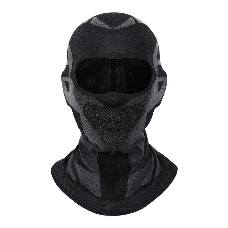 サイクルフェイスマスク メンズ 防寒 保温 防風 バラクラバ 目出し帽 ヘルメットインナー 秋冬用 ナイロン素材 アウトドア スキー スノーボード 自転車 バイク オートバイ 男女兼用 ネックウォーマー フェイスカバー(4)