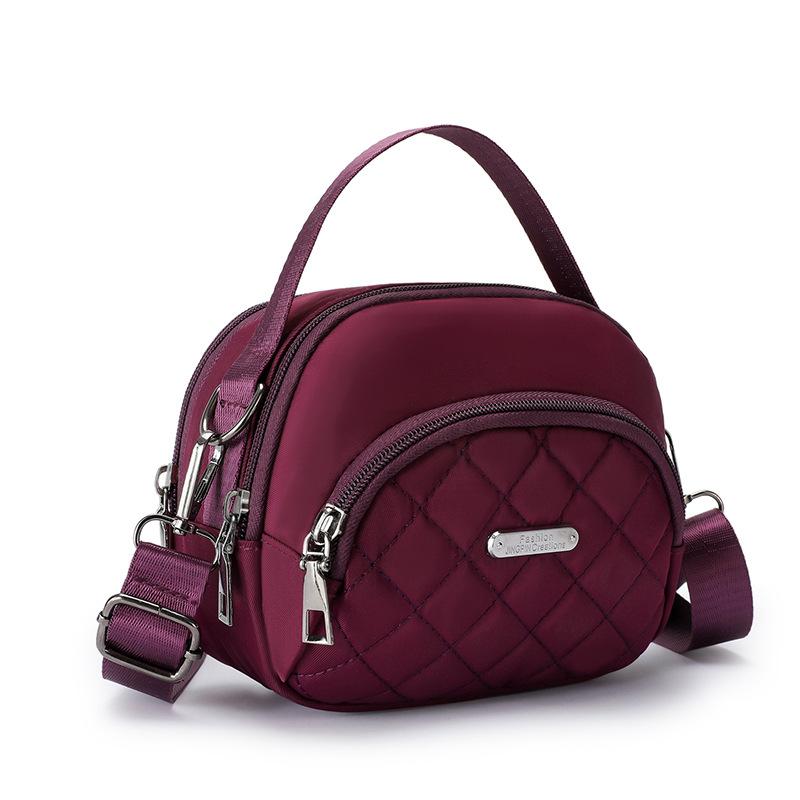 ショルダーバッグ レディース ミニ オックスフォード生地 ナイロン 斜め掛け ワンショルダー スマホポーチ 小銭入れ カジュアル 万能 軽量 ソフト 多機能 普段使い