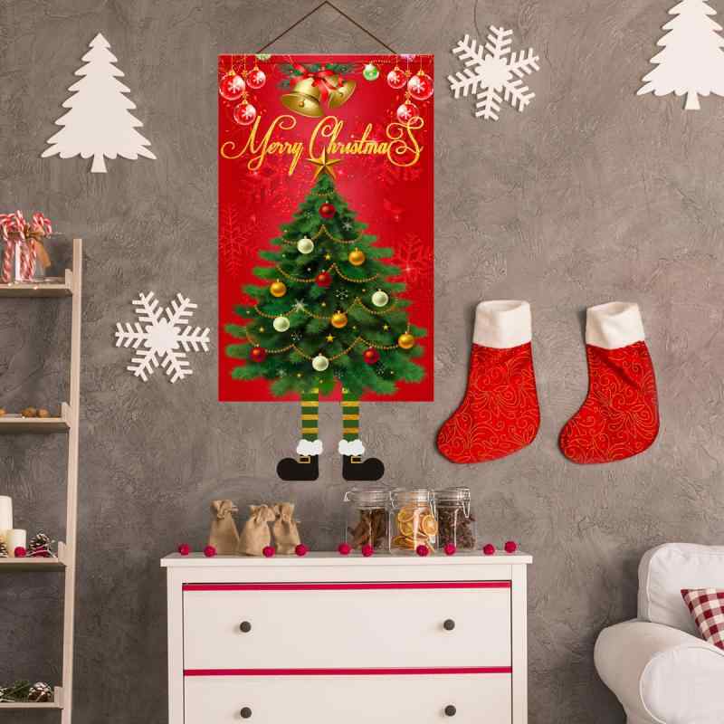 ウォールステッカー クリスマスの飾り付け 粘着式 PVC製 クリスマスツリー トナカイ 鹿 ブーツ リビング 寝室 子供部屋 壁装飾 モダン ..