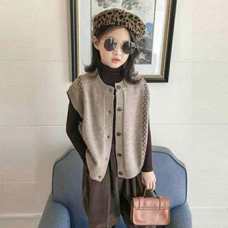 ニットベスト ベビー キッズ 幼児 男女兼用 プルオーバー ポリエステル 柔らか肌触り 通気性抜群 中厚手 韓国風 重ね着 お出かけ 普段着 秋冬春 子供服