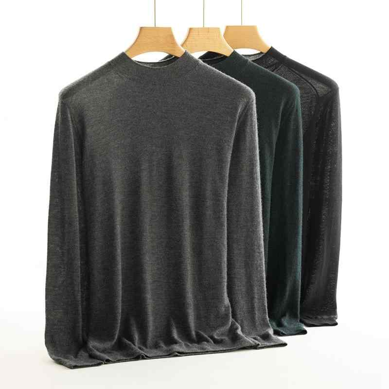 ・カテゴリ: カシミヤセーター・スタイル: プルオーバー、シンプル・フィット: レギュラーフィット・袖丈: 長袖・ニットの厚さ: 普通・厚さ: 薄手・柄: 無地・主な素材: カシミヤ95%以上・シーン: カジュアル・加工: 防シワ加工・カラー展開: ダークグレー、ブラック、シーウィードグリーン・サイズ展開: M、L、XL、XXL・対象: 若年層、成人・対象性別: 男性