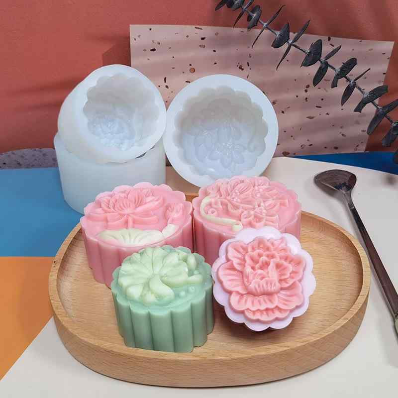 製菓道具 シリコーンモールド 月餅型 柔軟 耐熱 氷皮月餅 パイナップルケーキ 餅菓子 緑豆糕 手作り お..