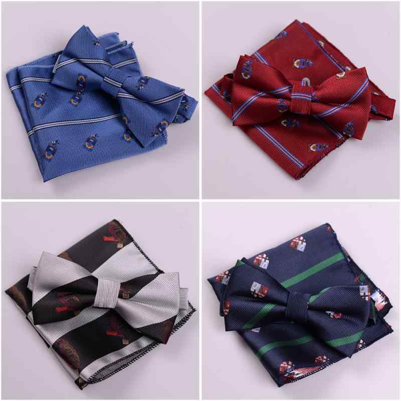 蝶ネクタイ メンズ 男性 ポケットチーフ セット 結婚式 ウェディング 新郎 フォーマル ビジネス 冠婚葬祭 卒業式 入学式 発表会 礼服 タキシード ポリエステル チェック柄