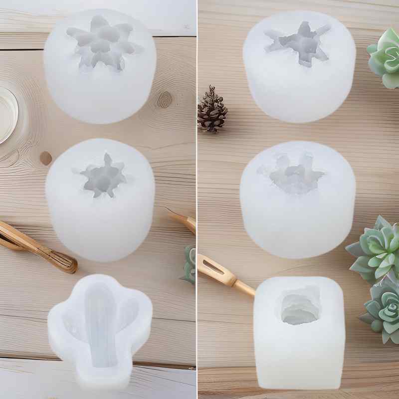 シリコンモールド 多肉植物 アロマキャンドル キャンドル レジンクラフト 手作り石鹸 石膏 自作 DIY ハンドメイド クラフト 柔軟 耐熱 不規則形