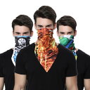 サイクリング マスク メンズ レディース シームレス 多機能 反射 メッシュ 三角巾 ネックウォーマー バラクラバ マウンテンバイク 自転車 登山 ウォーキング...