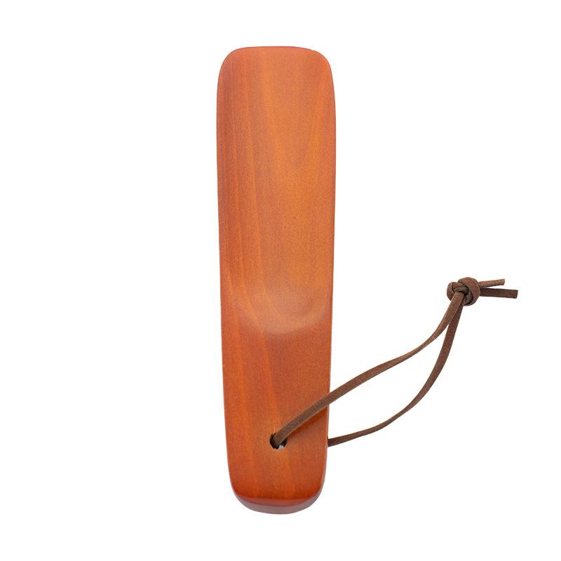 靴べら 無垢材 木製 15cm ショート ストレートタイプ 家庭用 ホテル用 玄関用 コンパクト 軽量 耐久性 スムーズな脱ぎ履き かかと保護 高級感 男女兼用 オールシーズン