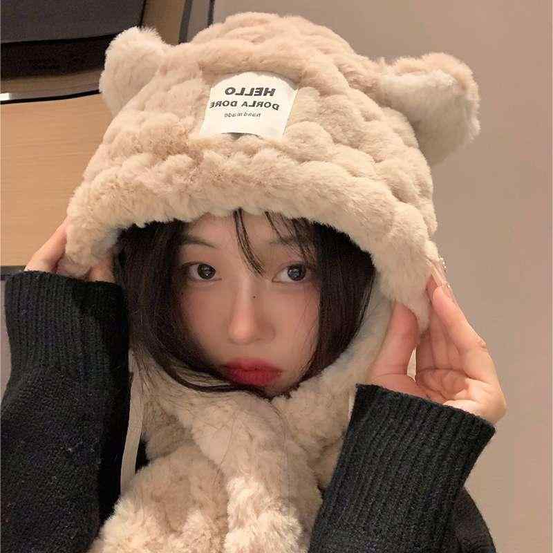 ・カテゴリ: もこもこ帽子・柄: 龍鳳紋様・帽子の形状: 丸型・カラー展開: ホワイト、カーキ、ピンク、ミルキーコーヒー、乳白色・機能: 首保護、保温、防風・スタイル: カントリースタイル・テイスト: フレッシュスイート