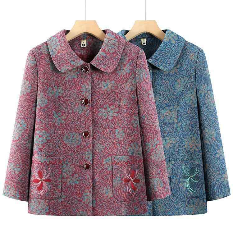 ・スタイル: シンプル、エレガント・主な素材: 綿ポリエステル・柄: 花柄・デザイン要素: ポケット・着丈: 普通丈・加工: プリント・カラー展開: レッド、ブルー・サイズ展開: XL、2XL、3XL、4XL、5XL