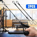 トレーニング用ワイヤー 家庭用 業務用 ステンレス製 ラバーコーティング 筋力トレーニング フィットネス ケーブルマシン対応 高耐久性 抵抗ワイヤー 全身運動 エクササイズ(x2)