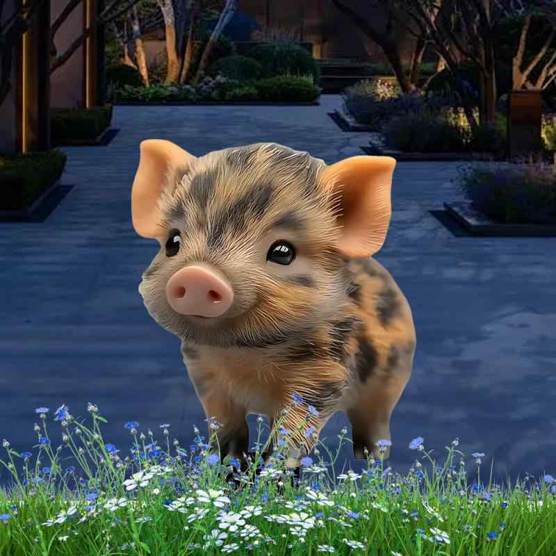 ガーデンピック 2D平面 アクリル製 屋外対応 軽量 丈夫 かわいい カートゥーン風 庭 ガーデン 芝生 鉢植え プランター 花飾り オブジェ デコレーション 園芸装飾