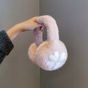 イヤーマフ レディース 防寒 保温 あったか フェイクファー もこもこ ふわふわ 大きめサイズ 秋冬 耳当て ホワイト ポリエステル かわいい 室内 屋外 普段...