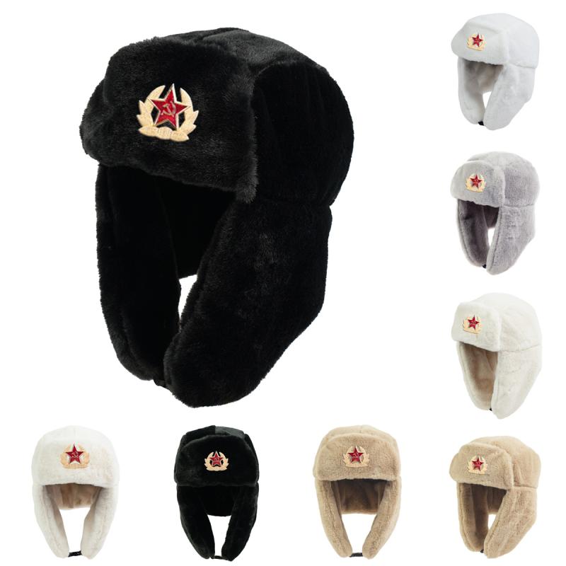 トラッパーハット メンズ レディース 防寒 保温 あったか モコモコ ボア ファー 無地 洗練された トレ..