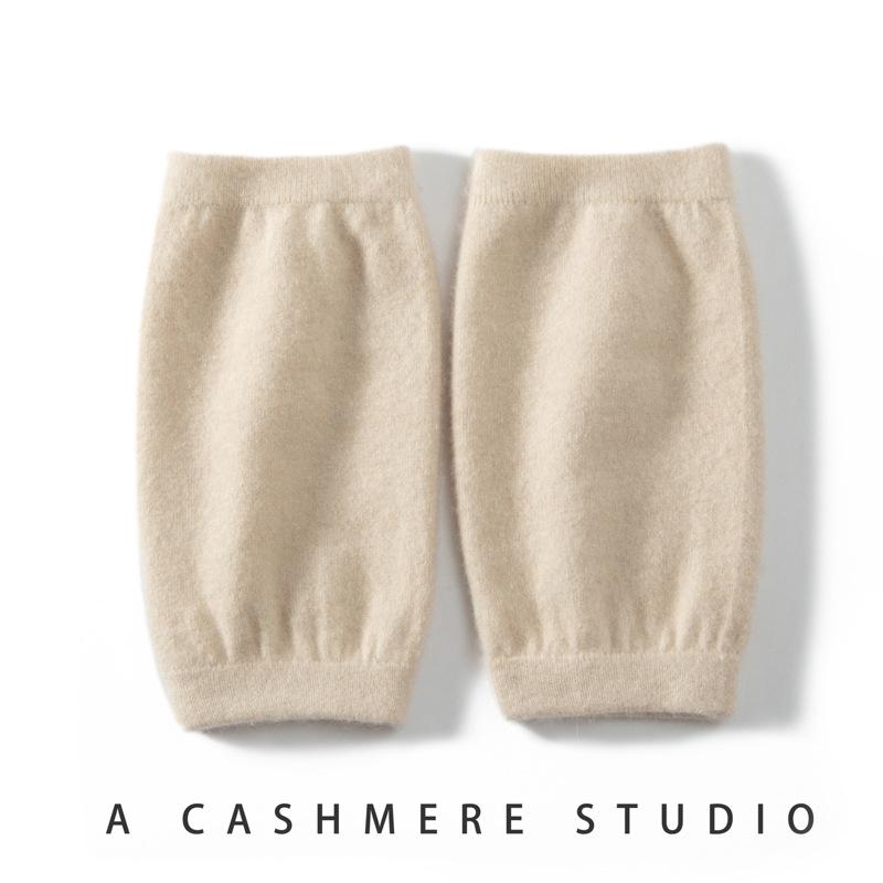 膝サポーター 男女兼用 大人用 フリーサイズ 秋冬 カシミヤ ニット 編み物 保温 防寒 冷房対策 冷え対..