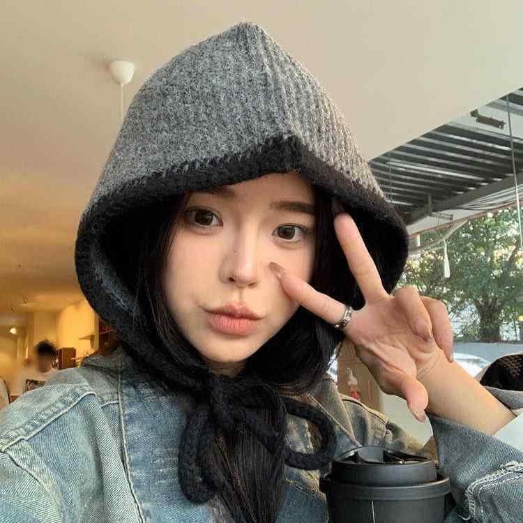 ニット帽 レディース 防寒 防風 耳あて付き ネックウォーマー一体型 秋冬 あったか ロシア帽風 カジュ..