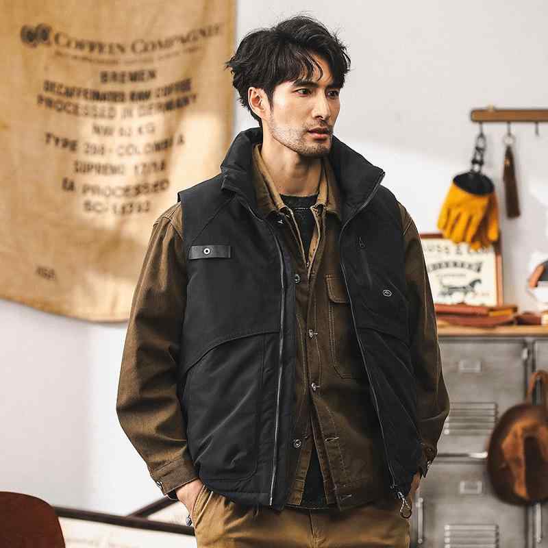 ・カテゴリ: ダウンジャケット・中綿: ホワイトダックダウン・ダウン含有率: 100%・ダウン量: 100g未満・主な素材: ポリプロピレン・スタイル: ベーシック・フィット: ルーズ・着丈: ロング（100cm以上）・ネックライン: ノーカラー・フード: なし・フロント: ジップ・厚さ: 厚手・柄: 無地・テイスト: アメカジ・加工: アイロン不要加工・ディテール: マルチポケット・着用シーン: スポーツ・対象: 青少年・対象年齢層: 大人・対象性別: メンズ・カラー展開: ジェットブラック、フォレストグリーン、スモークパープル・サイズ展開: M、L、XL、2XL、3XL、4XL