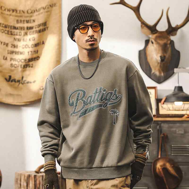 スウェット メンズ アメカジ ヘビーウェイト 裏起毛 ボア ビッグシルエット ゆったり ドロップショルダー ジップアップ ジャケット アウター コットン カジュアル 秋冬 ロゴプリント サイドポケット