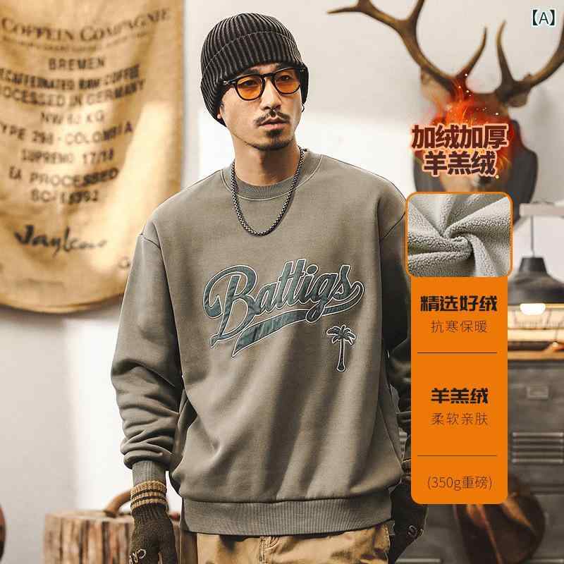 スウェット メンズ アメカジ ヘビーウェイト 裏起毛 ボア ビッグシルエット ゆったり ドロップショルダー ジップアップ ジャケット アウター コットン カジュアル 秋冬 ロゴプリント サイドポケット