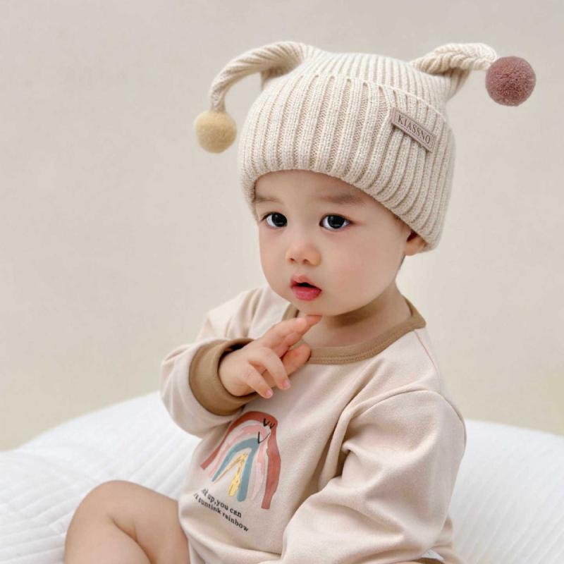 ニット帽 ベビー 男の子 女の子 防寒 防風 厚手 あったか アニマル耳付き かわいい...