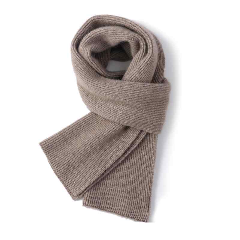 マフラー レディース 秋冬 100%カシミヤ 厚手 保温 防寒 リブ編み 韓国風 無地 ニット 大判 ロング やわらか あったか 暖かい 選べるカラー デイリーユース オフィス カジュアル