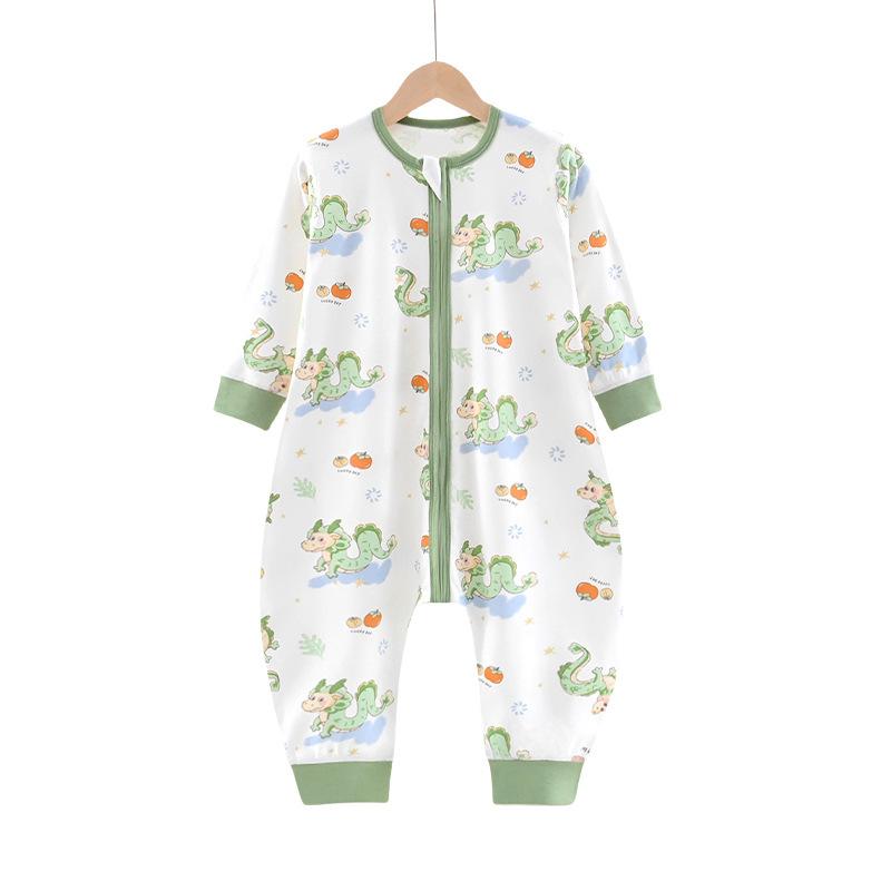 スリーパー ベビー キッズ 男の子 女の子 赤ちゃん 綿100% コットン素材 ロンパース パジャマ つなぎ ..