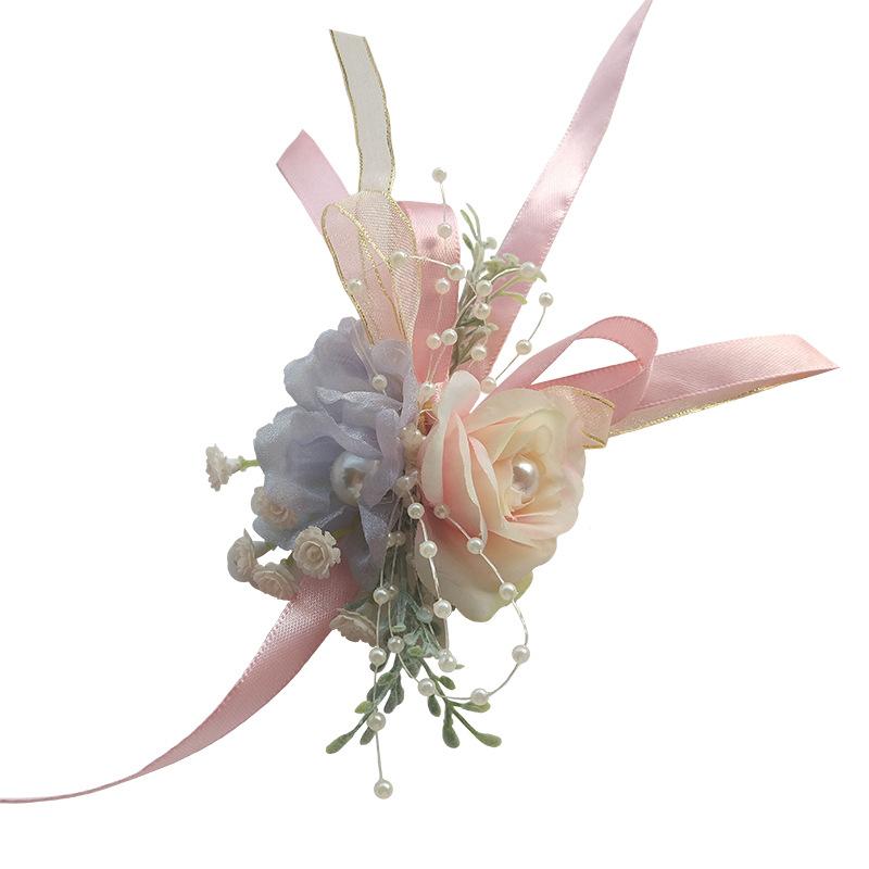 コサージュ ウェディング 結婚式 花嫁 ブライズメイド ゲスト向け リストブーケ ブートニア フルセット..