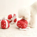 ペット用品 犬 猫用 嗅覚トレーニング 早食い防止 音が出る 噛むおもちゃ 知育玩具 かわいい プレゼントボックス型 ぬいぐるみ ストレス解消 ソフトトイ(x2...