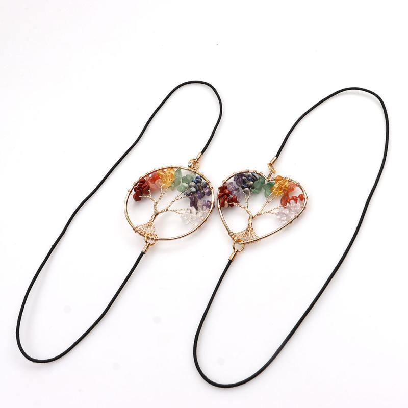 しおり ブックマーク ハンドメイド ワイヤー巻き さざれ石 天然石 生命の樹 ハート型 伸縮コード タッセル 金属製 レトロ アンティーク調 おしゃれ かわいい 読書 グッズ 文房具 プレゼント 雑貨