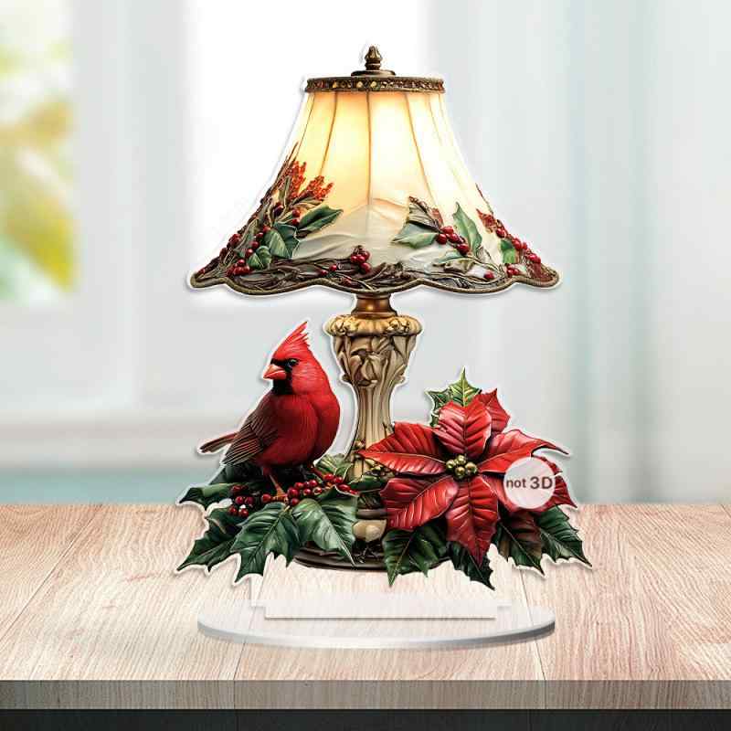 アクリルスタンド レッド 幸運の鳥 カササギ 動物モチーフ 卓上 オフィス デスク 置物 飾り インテリア..