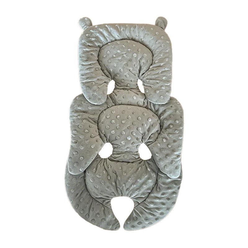 ベビーカークッション ベビー 厚手 ふわふわ もこもこ オールシーズン対応 ドットフリース素材で快適な..