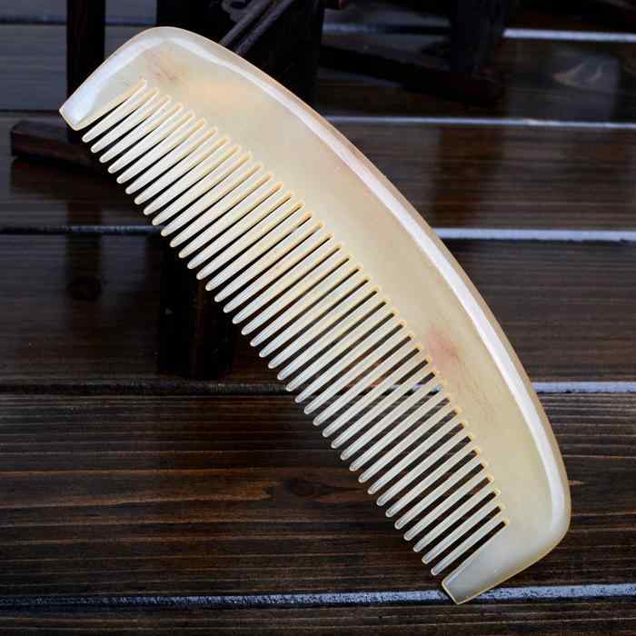 櫛 静電気防止 頭皮マッサージ クッションブラシ 天然羊角製 抜け毛対策 頭皮ケア 携帯用 旅行用 かわいい おしゃれ レディース 女性用