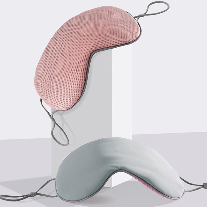 アイマスク 男女兼用 睡眠用 安眠グッズ 接触冷感 温冷 両面 遮光 サイズ調整可能 通気性 シルク調 なめらか シンプル 無地 快適