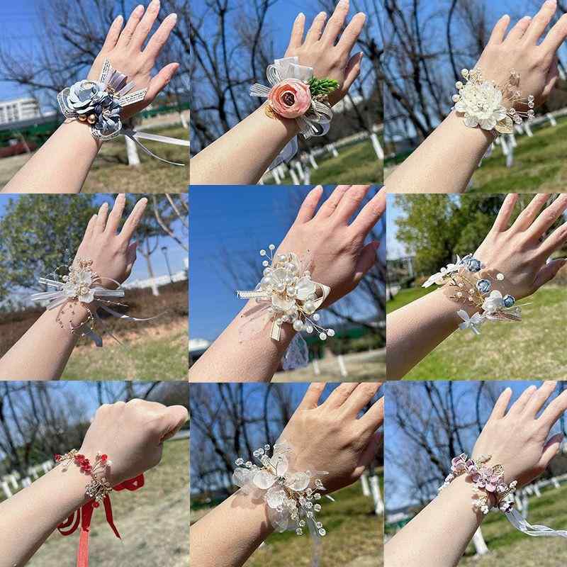 リストブーケ 結婚式 ウェディング ブライダル ブライズメイド 花嫁 友人 シンプル 上品 エレガント 華..