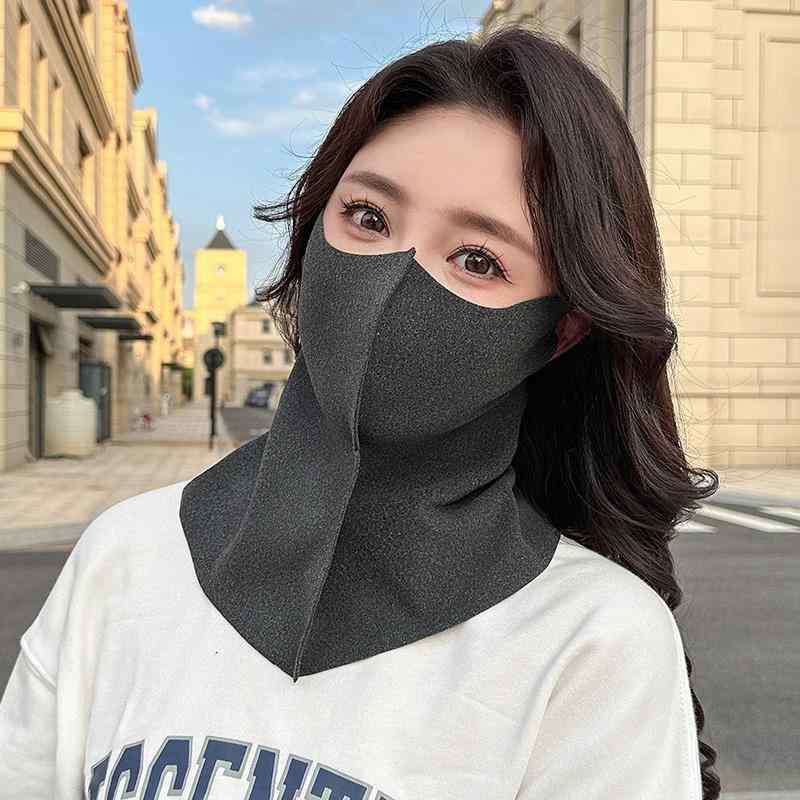 ネックウォーマー フェイスマスク 男女兼用 秋冬 防寒 防風 3D立体 シームレス 保温 UVカット UPF50+ 吸汗速乾 耳掛け スキー サイクリング ロードバイク アウトドア スポーツ 首元カバー(x2)