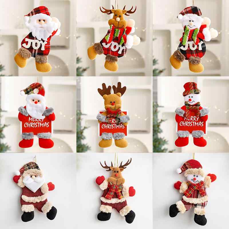 ぬいぐるみ ダンシング キャラクター カートゥーンスタイル クリスマス パーティー オーナメント クリ..