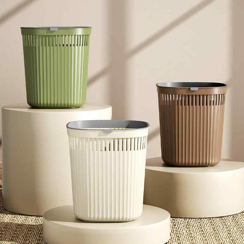 ゴミ箱 押さえリング付き フタなし 大容量 15L 家庭用 ダストボックス 北欧スタイル シンプル おしゃれ..