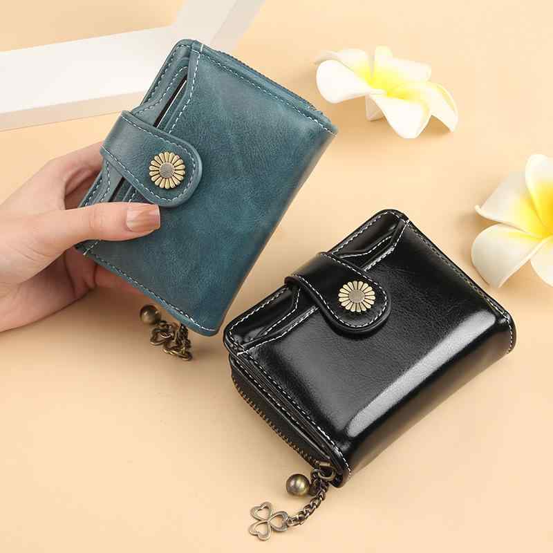 ミニ財布 レディース スキミング防止 大容量 多機能 ファスナー タッセルデザイン 高級感 おしゃれ レ..