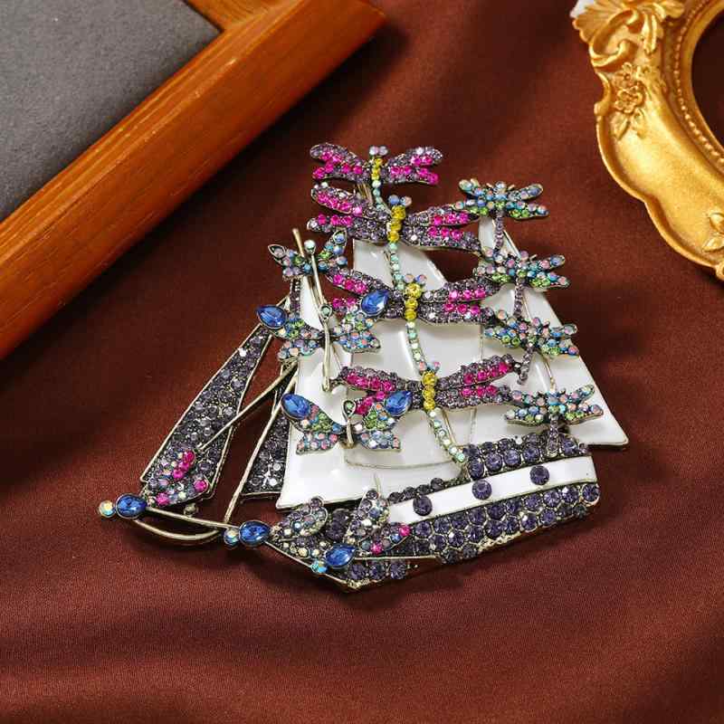 ブローチ メンズ レディース ユニセックス レトロ ヴィンテージ アンティーク 高級感 存在感 大ぶり ト..