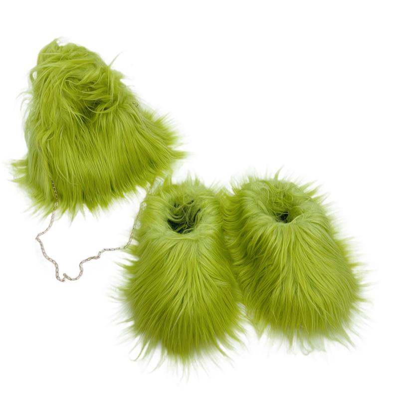 スリッパ レディース あったか 保温 モコモコ フェイクファー ボア ルームシューズ かわいい おしゃれ ..