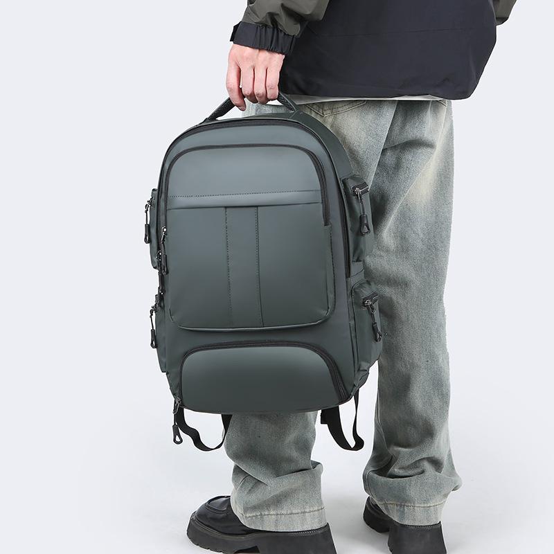 リュック 男女兼用 学生用 大容量 防水 猫背防止 姿勢矯正 バックパック デイパック スクールバッグ 通勤 通学 旅行 14インチPC収納 ノートPC対応 オックスフォード生地 ボディバッグ ワンショルダーバッグ(4)