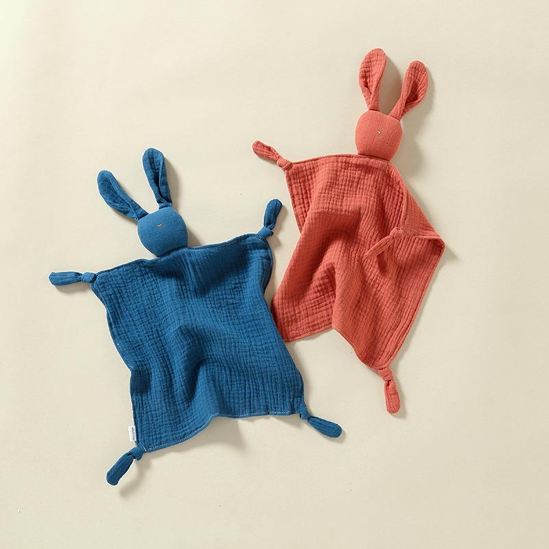 ベビーおもちゃ 新生児 ベビー 口に入れても安全 噛める 歯固め 純綿 コットン おくるみ ブランケット ぬいぐるみ 安心トイ 寝かしつけ