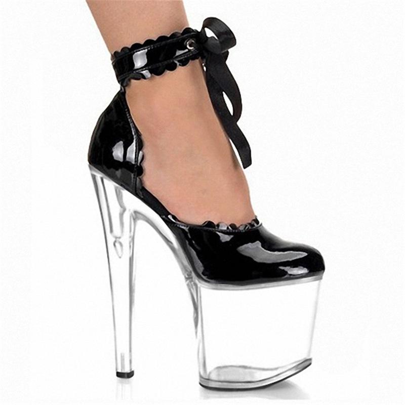 パンプス レディース 欧米風 細ヒール ハイヒール エナメル ポインテッドトゥ オープンバック アンクルストラップ 浅口 大きいサイズ 小さいサイズ 脚長効果 ...