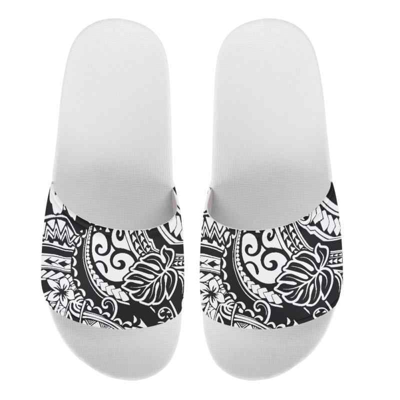 サンダル ユニセックス 男女兼用 親子 ポリネシア 花柄 ワンストラップ スリッパ ルームシューズ ビーチサンダル EVAソール PUレザー 夏用 カジュアル 快適