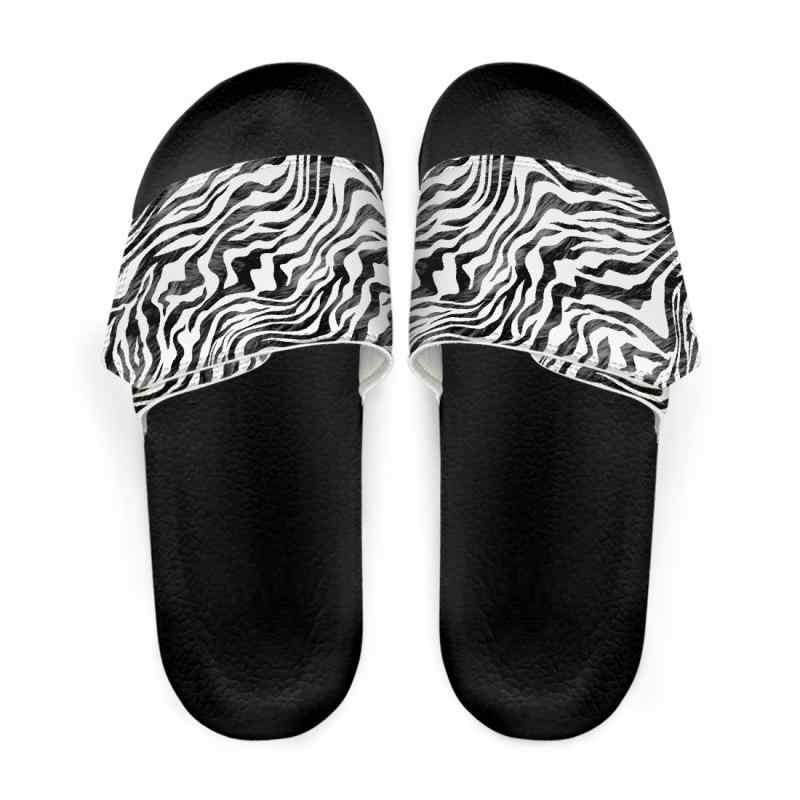 サンダル ユニセックス 男女兼用 軽量 防滑 通気性 ヒョウ柄 牛柄 花柄 室内履き 浴室 ビーチ リゾート 夏用 カジュアル スライドタイプ EVA PU素材