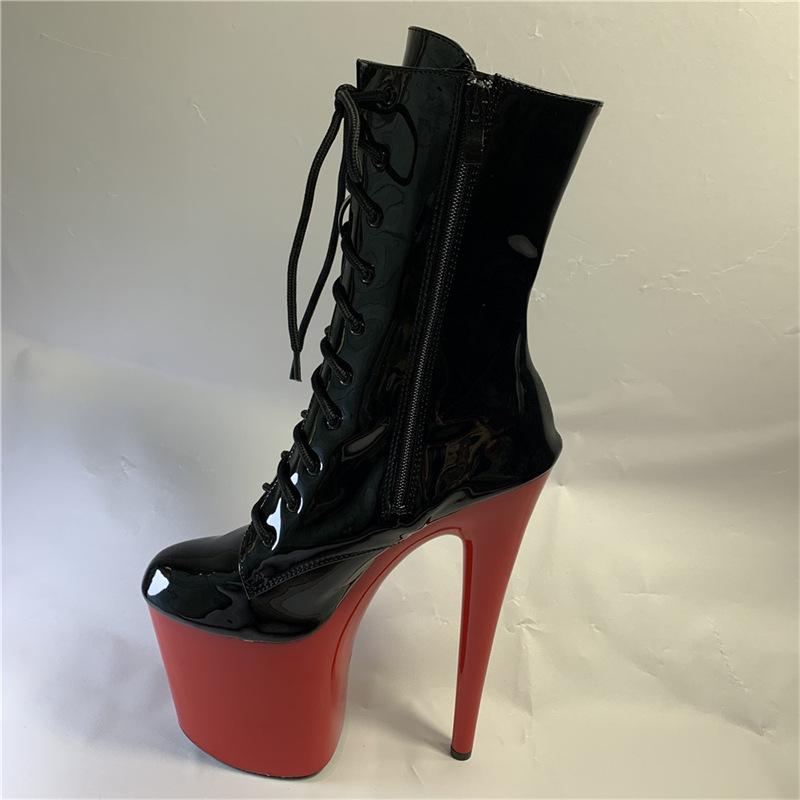 ショートブーツ レディース ライダーブーツ 細見え効果 美脚効果 秋冬 ラウンドトゥ ブラック レッドソ..