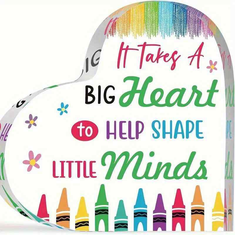 オーナメント アクリル 立体 ハート クリア 透明 モダン シンプル プリント 卒業祝い 恩師感謝 オフィス インテリア 卓上 デスク プレゼント ギフト(x2)