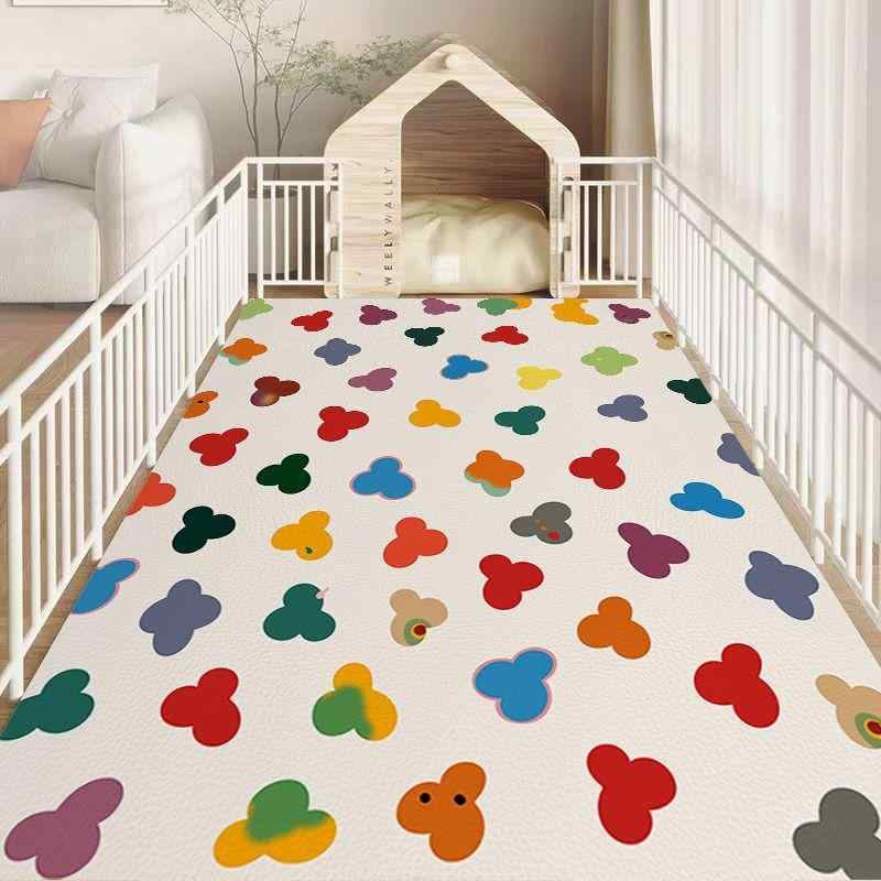 ペットマット 防水 おしっこ対策 お手入れ簡単 PVC素材 耐摩耗性 犬 猫ケージ用 室内用 四角形 プリン..