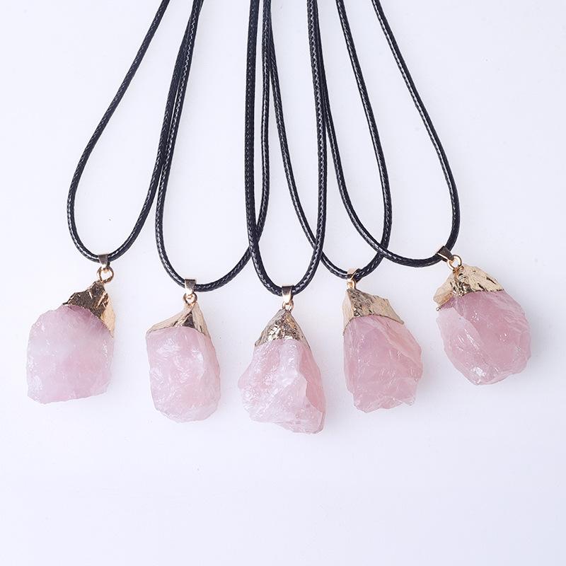 置物 天然水晶 ローズクォーツ 原石 ペンダント 吊り下げ 精巧な彫刻 インテリア 飾り オブジェ パワー..