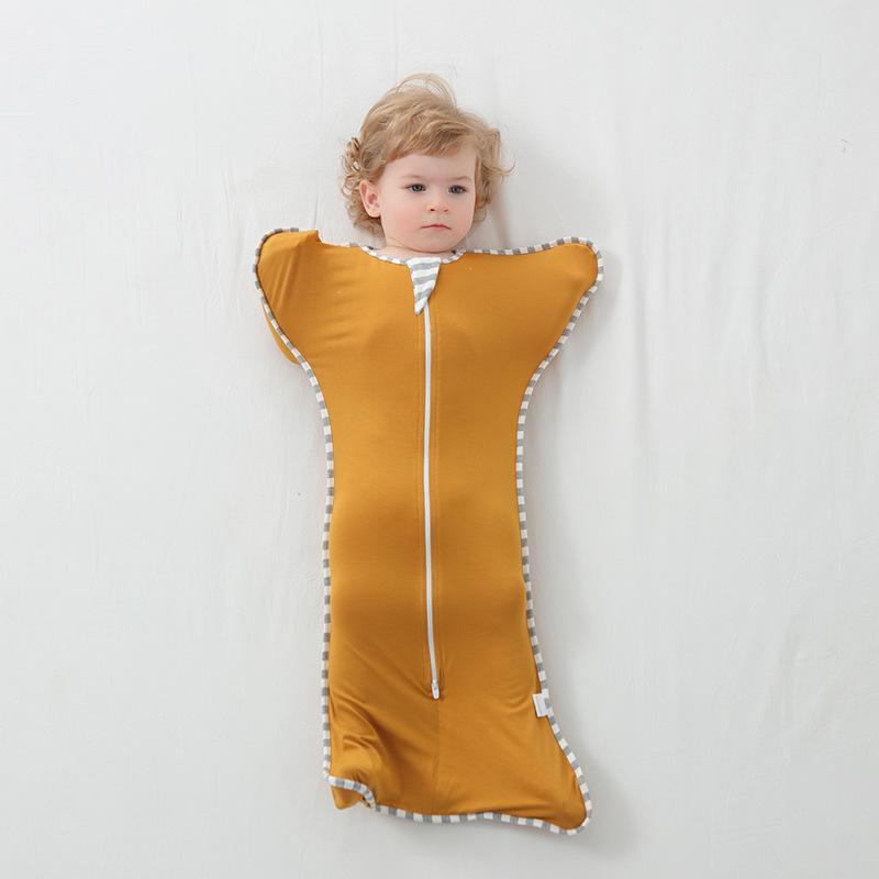 スワドル 新生児 ベビー 赤ちゃん びくつき防止 モロー反射対策 竹繊維 おくるみ 寝袋 薄手 軽量 接触冷感 吸汗速乾 春夏秋 お出かけ用 無地 シンプル 出産準備 出産祝い