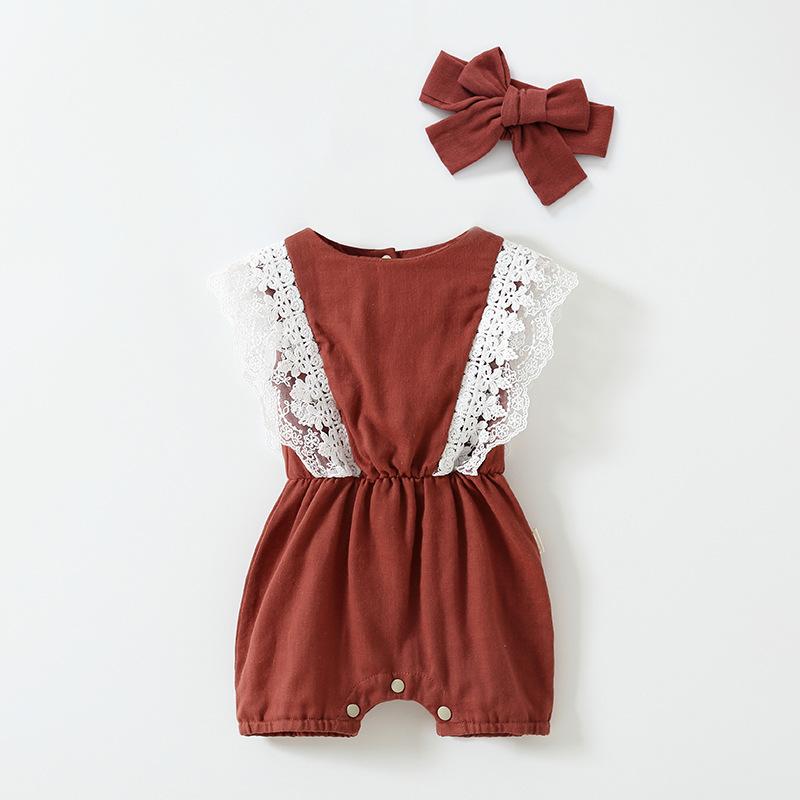 ・主な素材: 綿100%・対象年齢: 新生児(0～1歳、80cm以下)・対象性別: ユニセックス・袖丈: ノースリーブ・厚さ: 薄手・留め具: シングルブレストボタン・スタイル: カジュアル・カテゴリ: ロンパース・カラー展開: ライトブル...